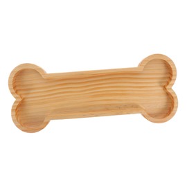 ABOOFAN Dog Birthday Decorations Shaped Charcuterie Boards Wooden Serving Tray Wood Snack Platters Bowl for Holiday Dog Birthday Party Supplies