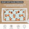 Winpema Red Little Raccoon Baby Crib Sheets Fitted Crib Sheets