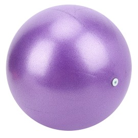 Dpofirs Mini Pelota de Yoga, 25 cm Pilates Bolas de Fitness para el Embarazo Frosted es compresivo a Prueba de explosiones para Masaje de Cuello Promueve la Quema(28 * 10 * 3cm-Púrpura)
