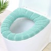 Guojanfon Bathroom Soft Thicker Warmer Stretchable Washable Cloth Toilet Seat