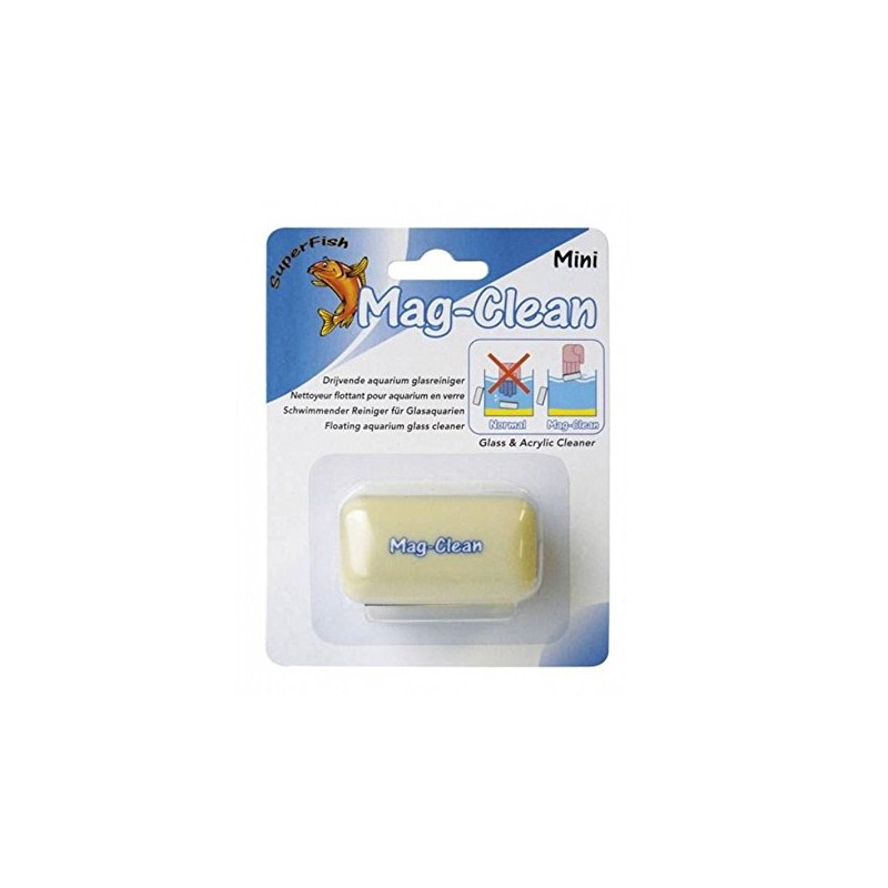 Superfish Mag Clean Mini Floating Aquarium Algae Magnet for Fish