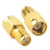 BOOBRIE RP-SMA Connector (Reverse Polarity SMA), SMAJ to RP-SMAP Coaxial