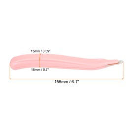 PATIKIL Staple Remover Magnetic Staple Puller Desk Staple Remover Tool for Office Home Pink