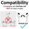A-Focus Anti-Slip Set for AirPods 3rd Replacement Silicone Adjustable Ear