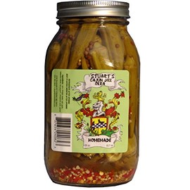 Stuart's Cajun Pickled Okra - 2 Quart Jars
