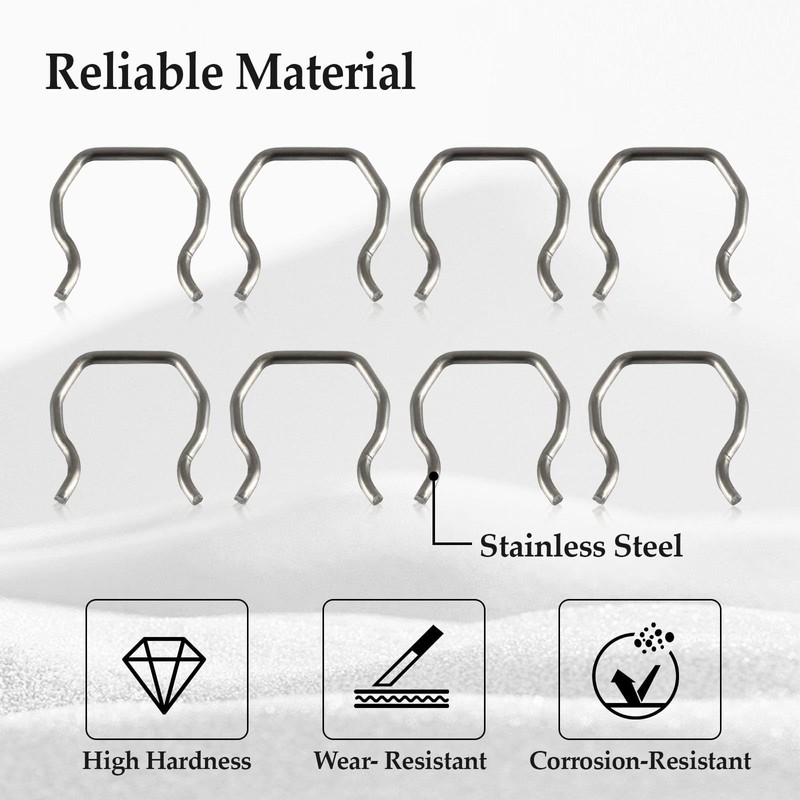 KPALAG 8 PCS Fuel Injector Connector Clips, Plug Retainer Clips