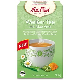 Yogi Tea White Tea with Aloe Vera Organic 17 x 1.5 g