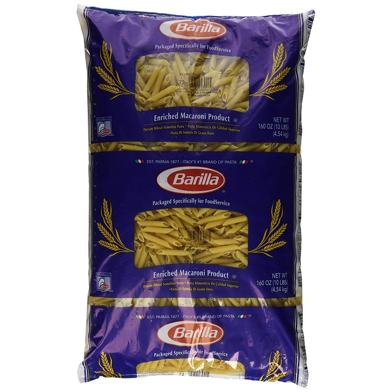 Barilla Penne Rigate Pasta, 160 oz. Bag (Pack of 2)