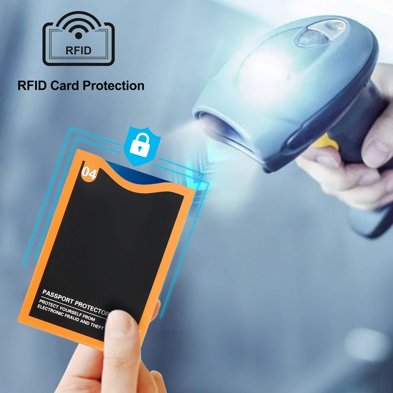 LotFancy RFID Blocking Sleeves, Set with Color Coding (19 Pack,