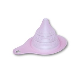Tupperware Flat-Out! Collapsible Funnel Kitchen Gadget Light Pink 6269