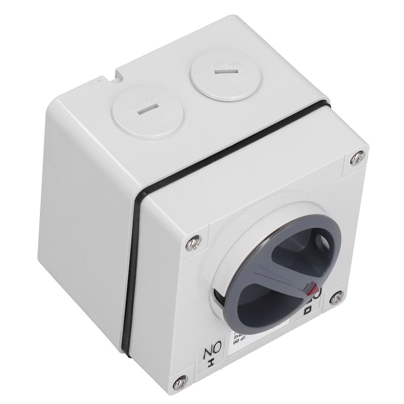 Outdoor Waterproof Switch Socket Dustproof Isolation Rotary OnOff Buttons Indicators