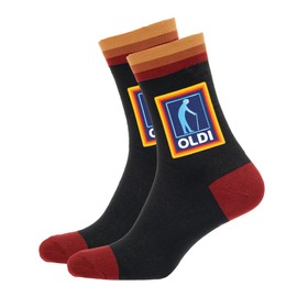 SC Products Oldi Mens Funny Socks | Cotton Novelty Socks for Men Size 6-12 Grumpy Old Man Gifts | Funny Dad Gifts Dad Socks | Gifts for Older Men Grandad Socks | Funny Socks Men Old Age Joke Gifts