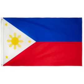 DANF Philippines Flag 3x5 Foot Filipino Philippine National Flags Polyester with Brass Grommets 3 X 5 Ft