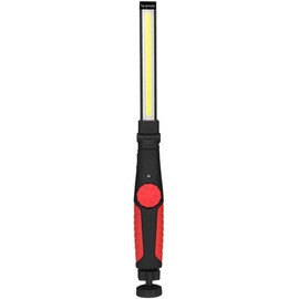 SQUADO - Tragbare LED-Taschenlampe, für Notfälle oder Arbeit, wiederaufladbar über USB, mit Magnetfuß, um 360 Grad drehbar, Licht um 180 Grad drehbar, ideal für Arbeit und Freizeit