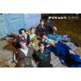 VAV 'Poison' 5th Mini Album CD+Folding Poster/On+88p PhotoBook+1p PhotoCard+Message PhotoCard SET+Tracking Kpop Sealed