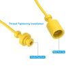 PATIKIL ISO-A 1/4 Hydraulic Coupler Female Dust Cap and Female