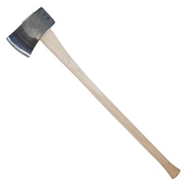 COUNCIL TOOL Single Bit Faller's Axe - 5 lbs Splitting Axe with 36" Straight Wooden Handle & Drop Forged Steel Head - SU50D36S