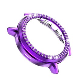 OHPHCALL 5 Watch Shell Double Row Rhinestone Case Protective Watch Accessory Compatible Tw4024/ftw4025/ftw4026