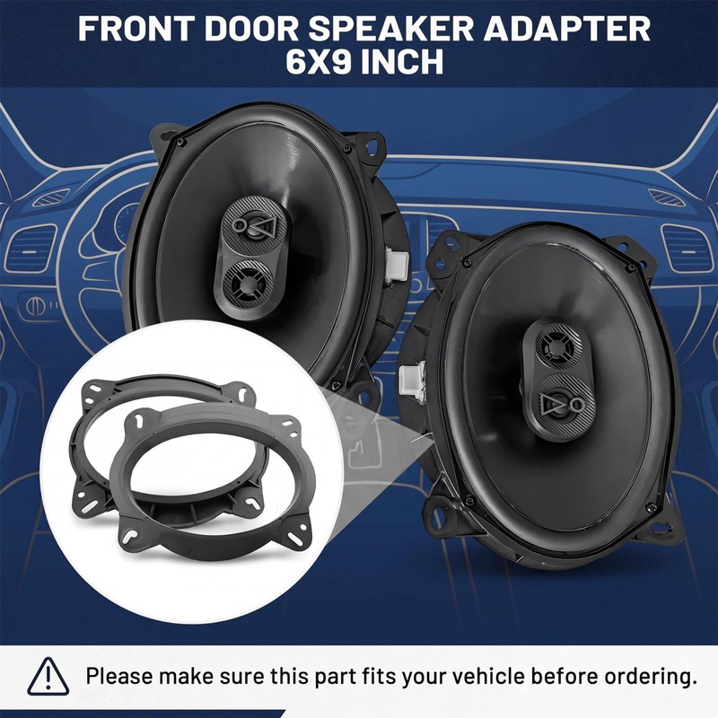 Immiper 82-8146 Speaker Adapter 6" x 9" for Select 2002-UP