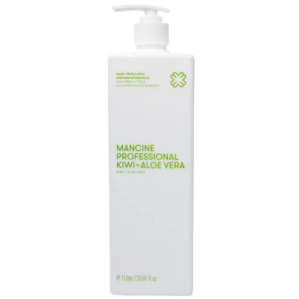 Mancine Hand Body & Post Waxing Lotion: Kiwi & Aloe