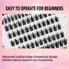 Miz Barn 312PCS Cluster Diy Lash Extensions Individual Lashes Ultra-Large