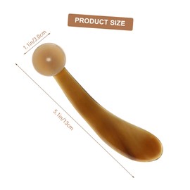 ORFOFE Body Massage Roller Guasha Scraping Plate Manual Massager Safe Ox Horn for Muscle Relief Circulation