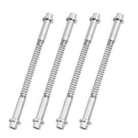 4 Sets K5131 Aluminum Storm Door Hinge Pin Kit, 8 Hinge Pins, 8 Bushing Caps, 4 Steel Springs - Fits Croft Storm Doors & More.