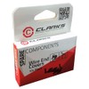 Clarks Cycle Systems Alloy Brake/Gear Inner Cable End Covers, Black,