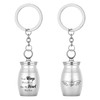 Bestomrogh Mini Cremation Urns Small Keepsake Urns Stainless Steel Memorial