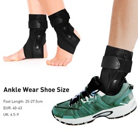 PIWOSGOL Sprunggelenkbandage,Knöchel Bandage,Fußgelenkbandage,Knöchelbandage Sprunggelenk,Einstellbares Stark Stabilisierung Fußgelenkbandage für Knöchel Damen HerrenGelenkschmerzen Sport