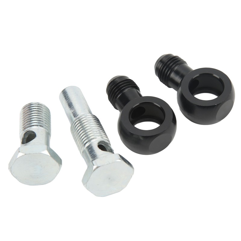 Transmission Oil Cooler Banjo Fitting Kit AN6x1/4NPSM Aluminum Alloy for