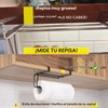 Toallero de Papel T.R.Sani 1008B Negro de Acero Inoxidable -
