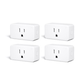 THIRDREALITY Smart Plug Gen3 4 Pack,Precise Real-time Power Meter,15A Outlet, Enhanced Zigbee Repeater,ETL Certified,ZigBee Hub Needed,Work with Home Assistant,Compatible Echo Devices and SmartThings