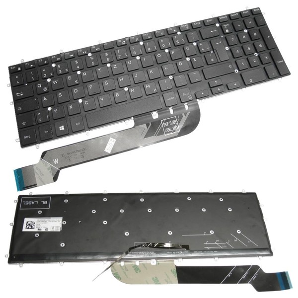 Original Laptop Notebook Keyboard German QWERTZ Compatible with Dell Latitude