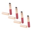 Baluue 4pcs Lipstick Applicators Portable Lip Brush for Precise Application