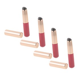 Baluue 4pcs Lipstick Applicators Portable Lip Brush for Precise Application of Lipstick Lip Gloss and Concealer Soft and Gentle Skin for Home