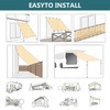 Awning Waterproof Rectangular 2 x 3 m, Sun Protection Patio