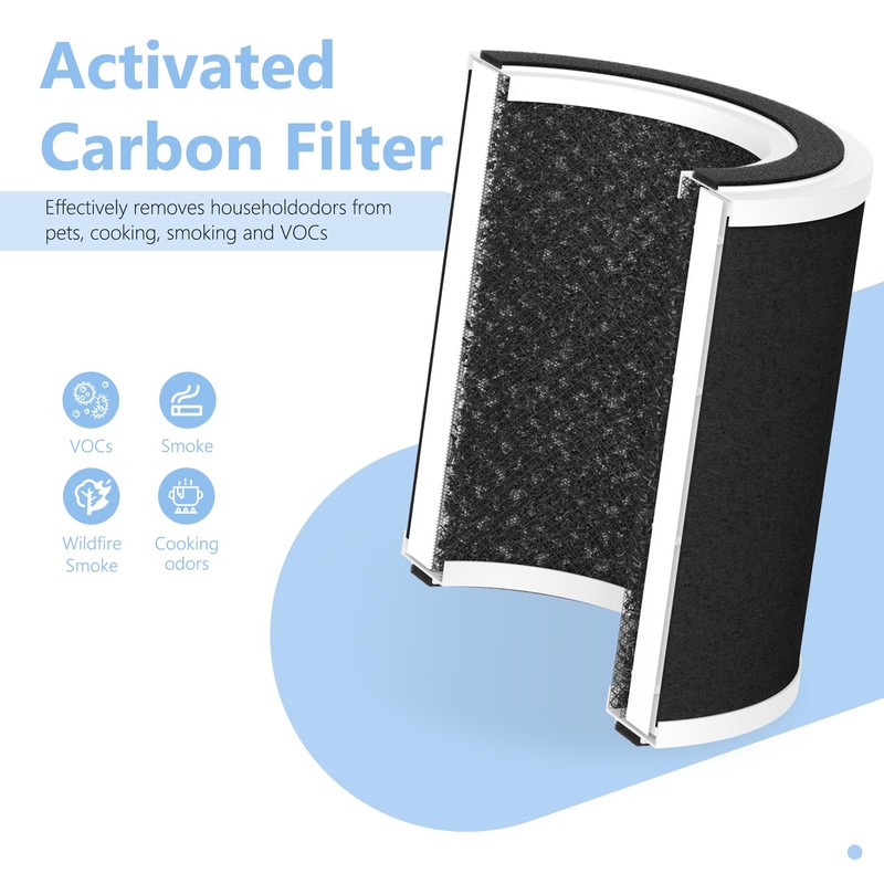 2 Pack H13 True HEPA Replacement Filter Compatible with oneisall