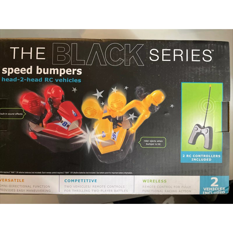 The Black Series Remote Controlled Speed Bumper Cars - Yellow