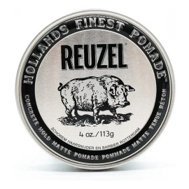 Reuzel | Concrete Hold Cera Pomada | Cera para Cabello de Hombre | Fijación Fuerte | Soluble en Agua | Sin Brillo | Cuidado del Cabello | 113g