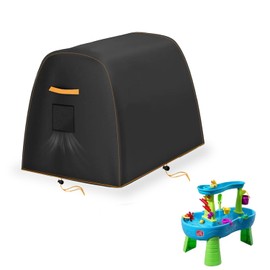 Kids Water Table Covers Outdoor Waterproof, Fit Rain Showers Splash Pond Water Table, UV Dust Proof Wind Snow - Cover Only,41"W x 25"D x 33"H (Black)