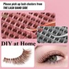 Mayhug Mayhug Brown Lashes Clusters Natural Eyelash Extension Fluffy Brown