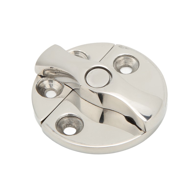Boat Door Catch Latch Round 45mm 180° Rotation 316 Stainless
