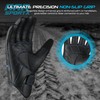 aaasportx Motorcycle Gloves Men's Leather Motorbike Gloves Touchscreen Function -