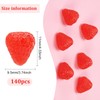 OLYCRAFT 140pcs Miniature Fruit Strawberry Dollhouse Mini Fruit for Dolls