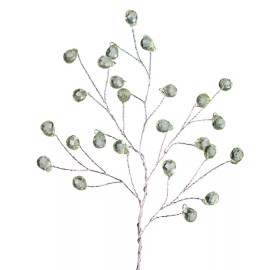 Factory Direct Craft Set of 6 GreenAcrylic Gem 8" Accent Sprays for Corsages and Accenting