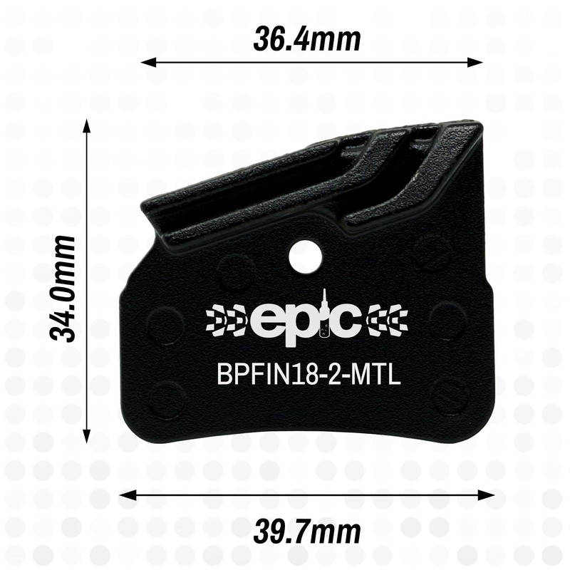 epic Disc Brake Pads with Cooling Fins | Fits N03A,