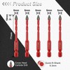 FOCSTOL Tile Drill Bit Set 5 mm - 5 Pieces