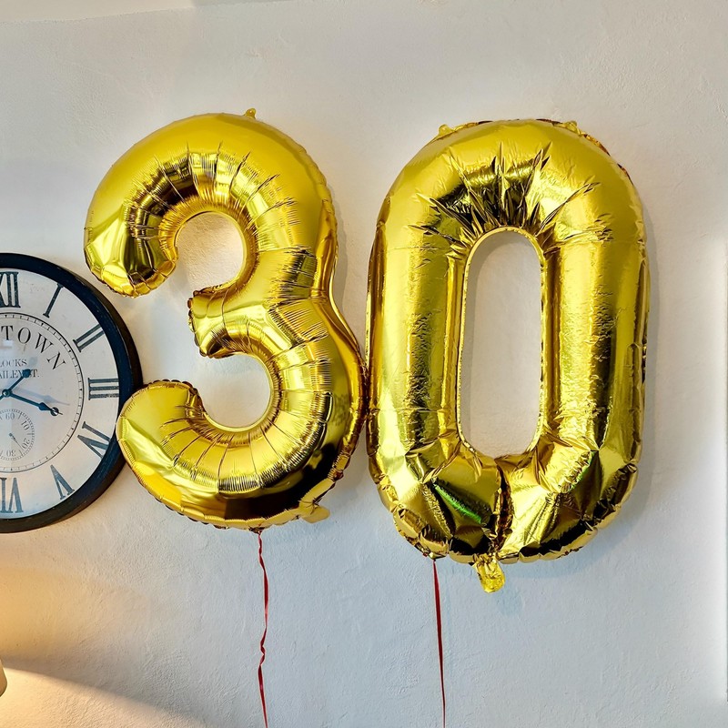 FUNFEST Palloncini 50° Compleanno Oro – Gigante 100cm