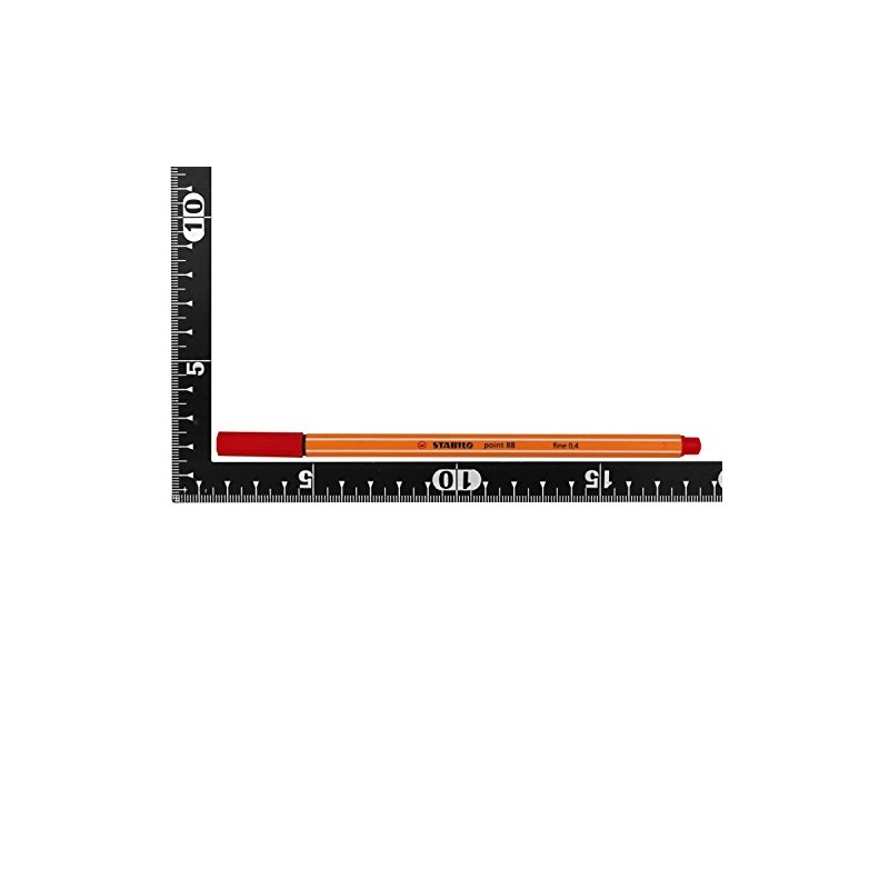 STABILO Fineliner Point 88, Line Width: 0.4 mm, Dark Red,